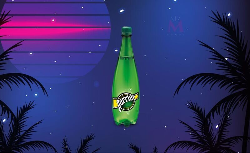 Eau pétillante Perrier 1l ?