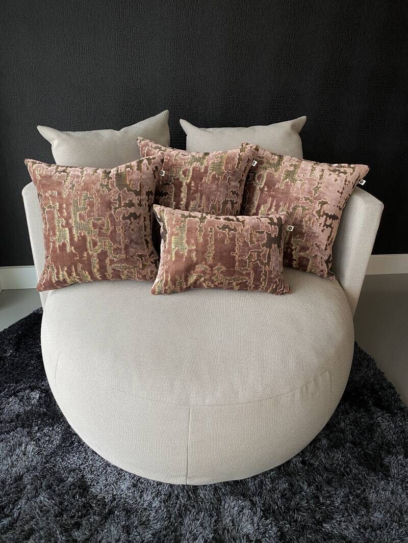 MAKU.Pillow Luxury gold pink