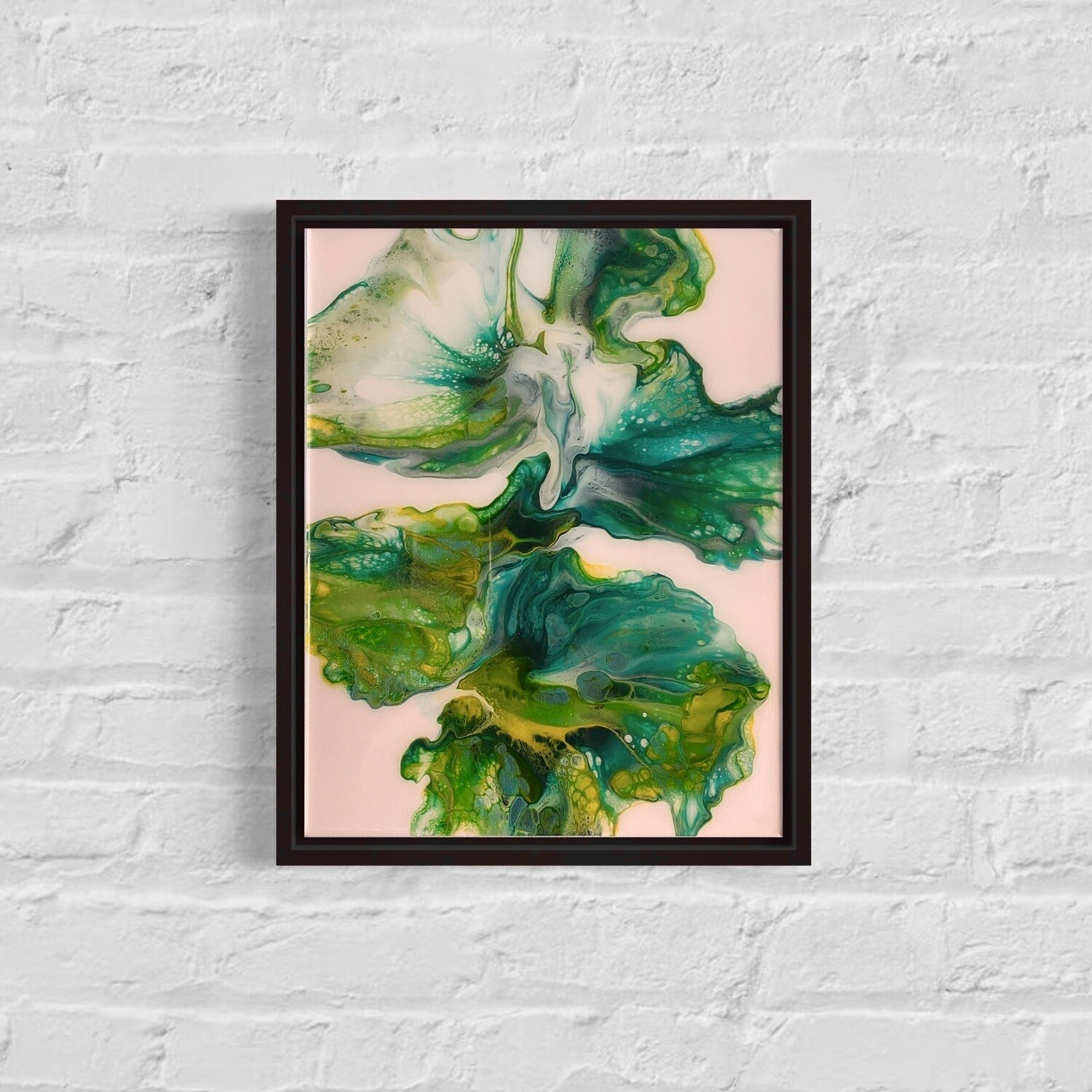Lucy Green Abstract Painting - Acrylic Dutch Pour