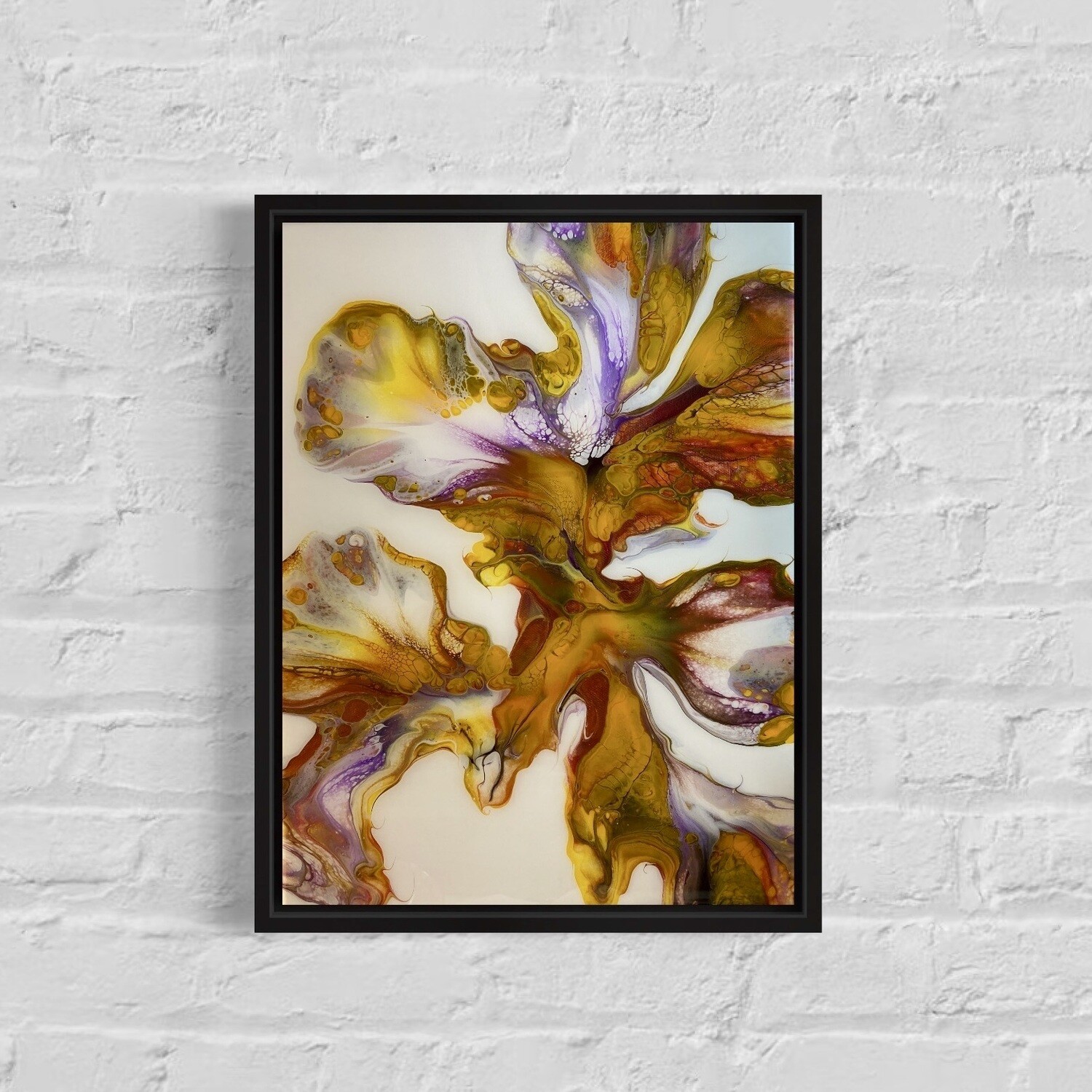 Fall is Coming Abstract Painting - Acrylic Dutch Pour