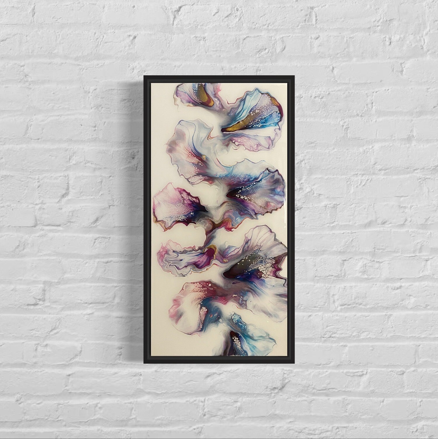 Let the Colors Flow Abstract Painting - Acrylic Dutch Pour