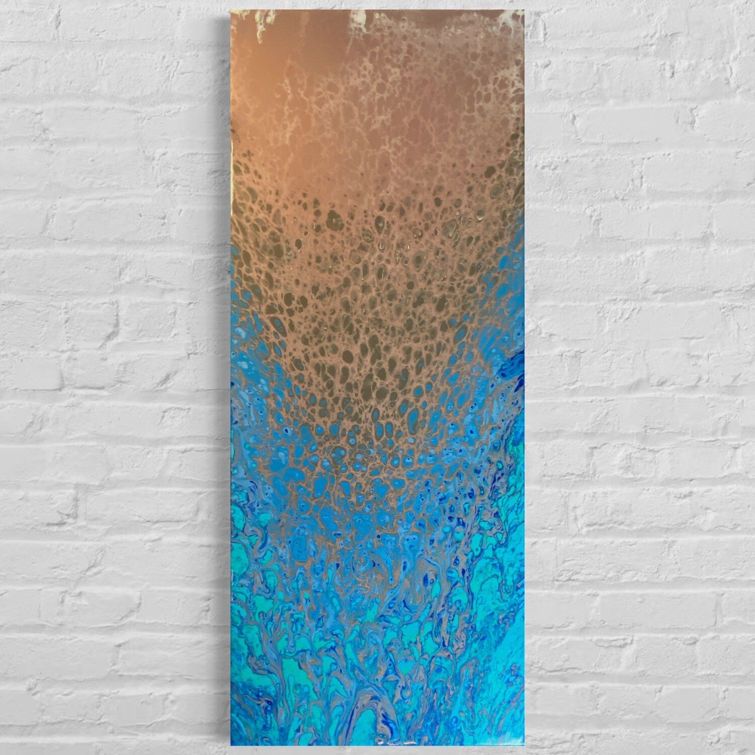 Wonka Ocean - Acrylic Swipe Painting