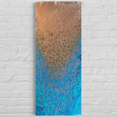 Wonka Ocean - Acrylic Swipe Painting