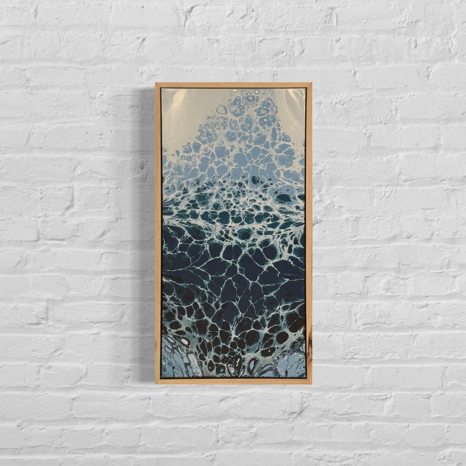Underneath Original Abstract Painting - Framed