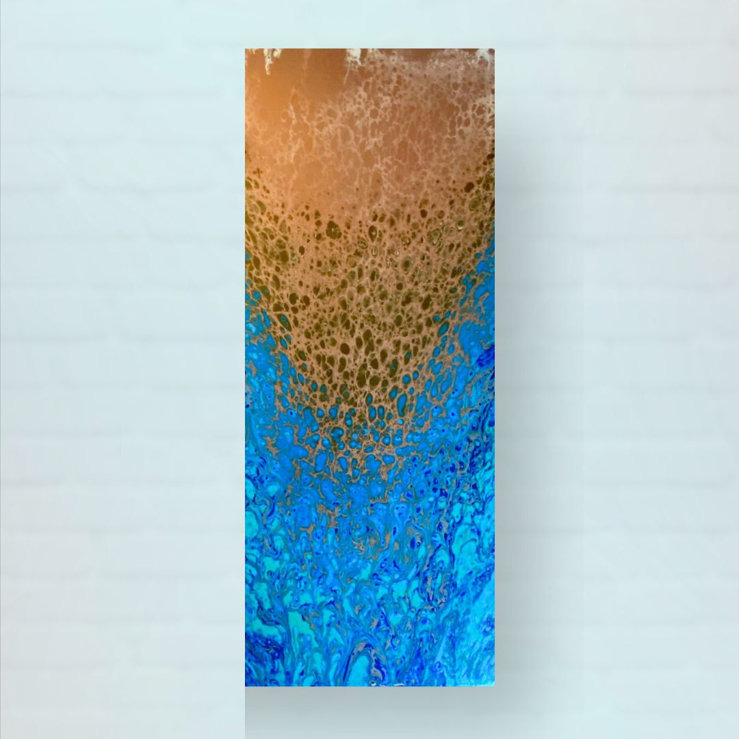 Wonka Ocean - Acrylic Swipe Painting