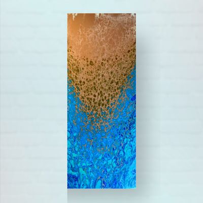 Wonka Ocean - Acrylic Swipe Painting