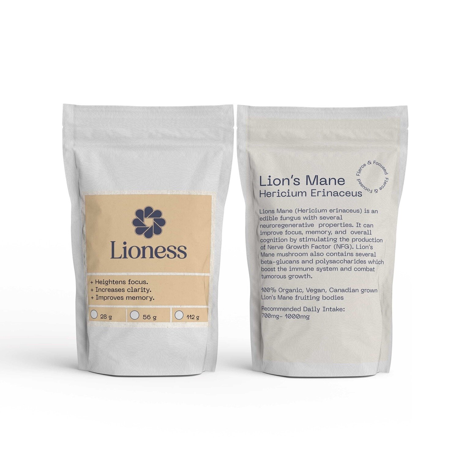 Lions Mane Fruiting Body Powder