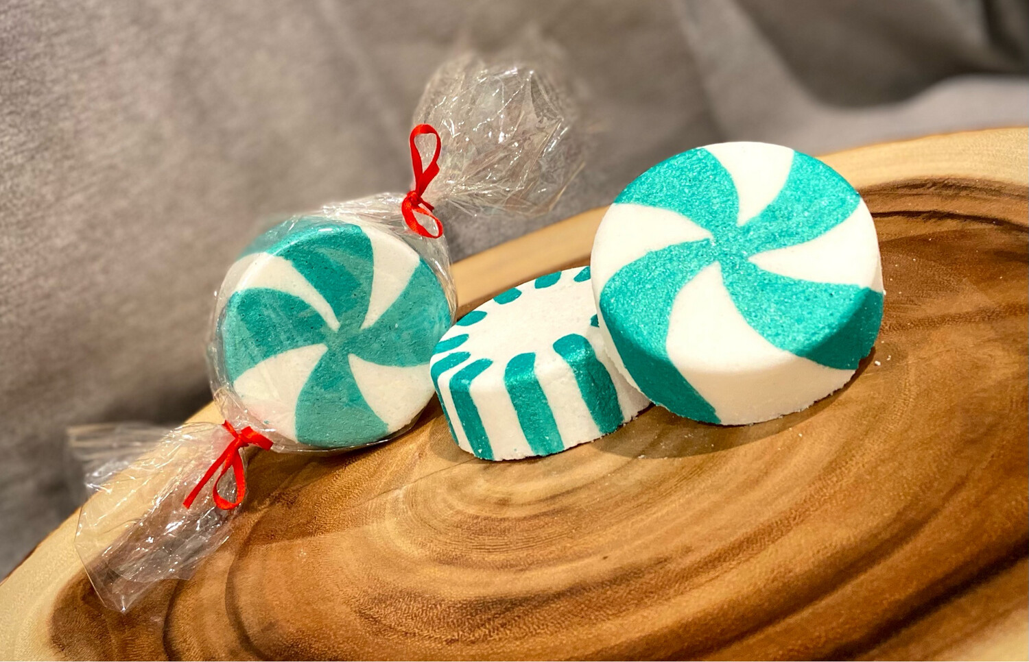 Green Peppermint - Natural Bath Bomb/Shower Steamer