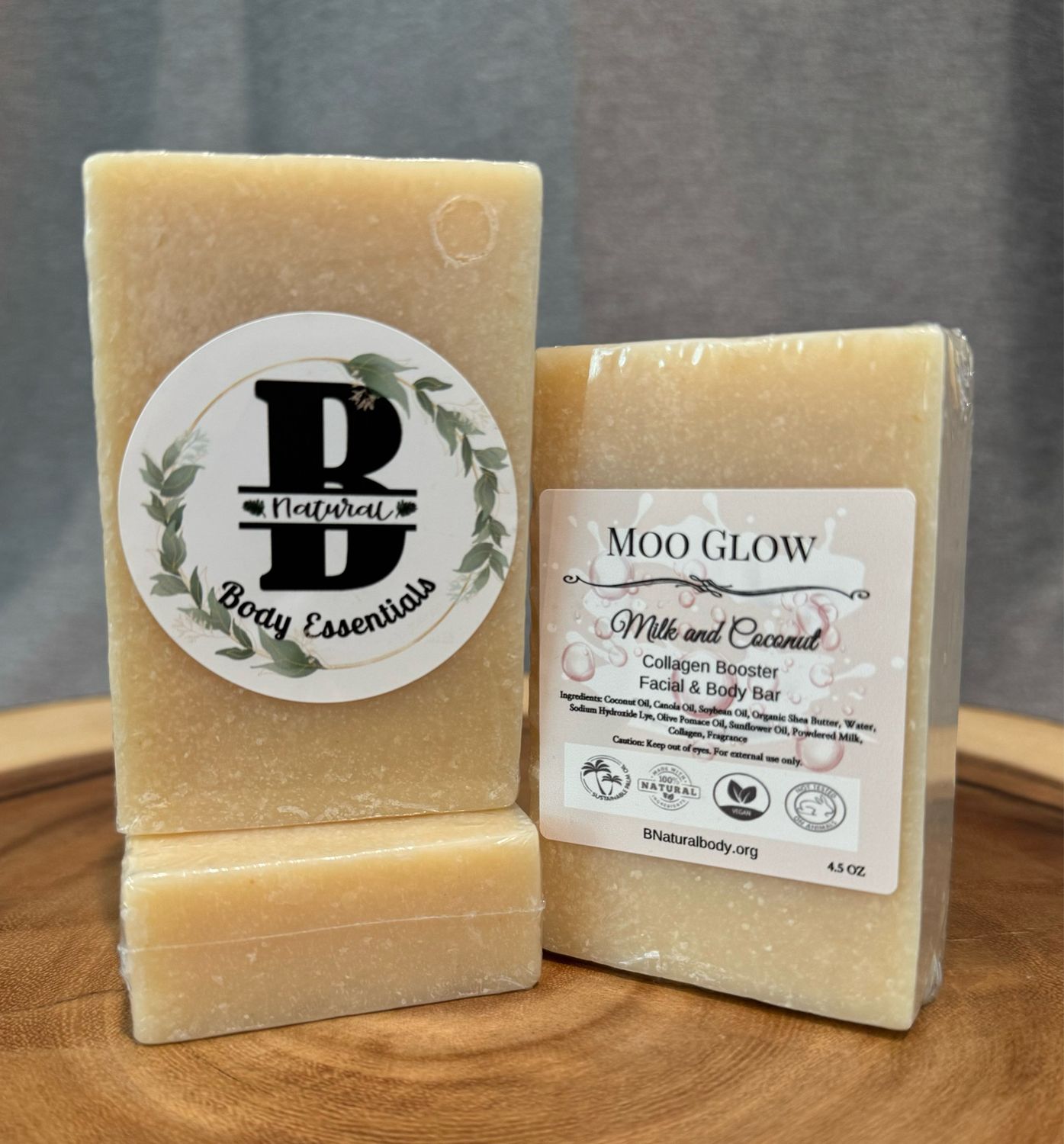 Moo Glow Facial &amp; Body Bar - Natural Bar Soap
