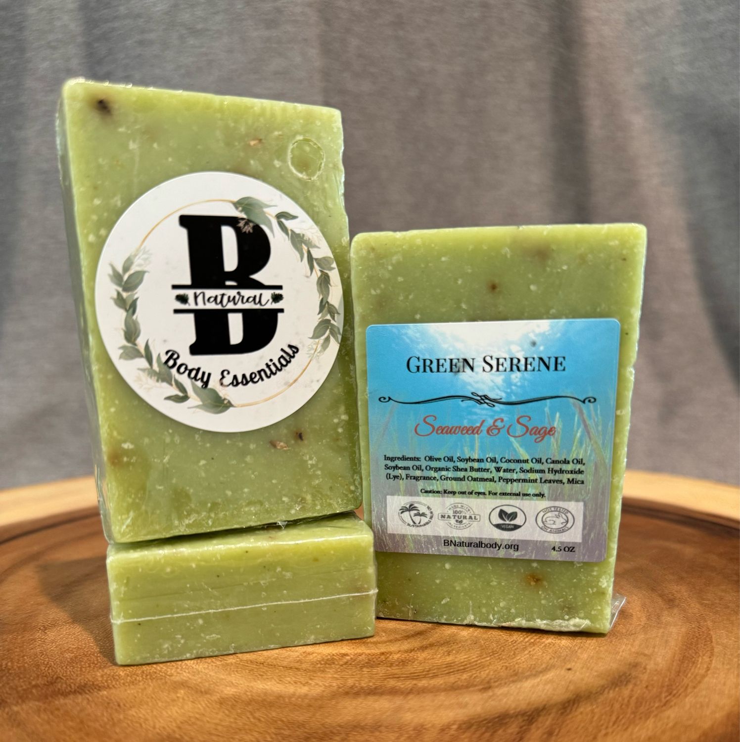 Green Serene - Natural Bar Soap