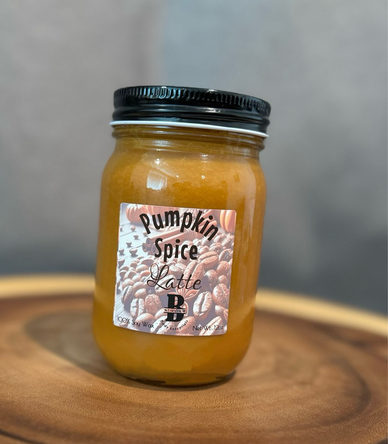 Pumpkin Spice Latte 12oz - 100% Soy Wax Candle