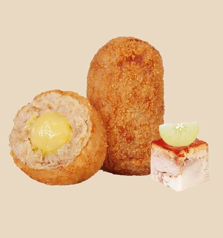 Croquetas Cochinillo y manzana (12-14u.)