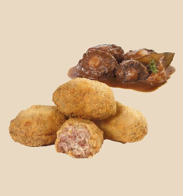 Croquetas Rabo de vacuno (12-14u.)