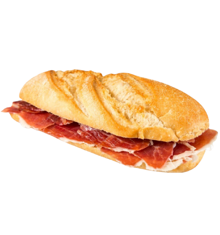 Bocadillo jamón serrano