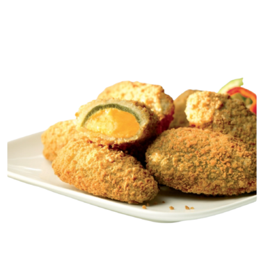 Jalapeños rellenos con queso chedar