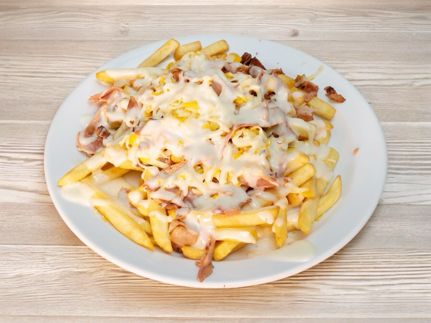 Patatas Runch con queso y bacon
