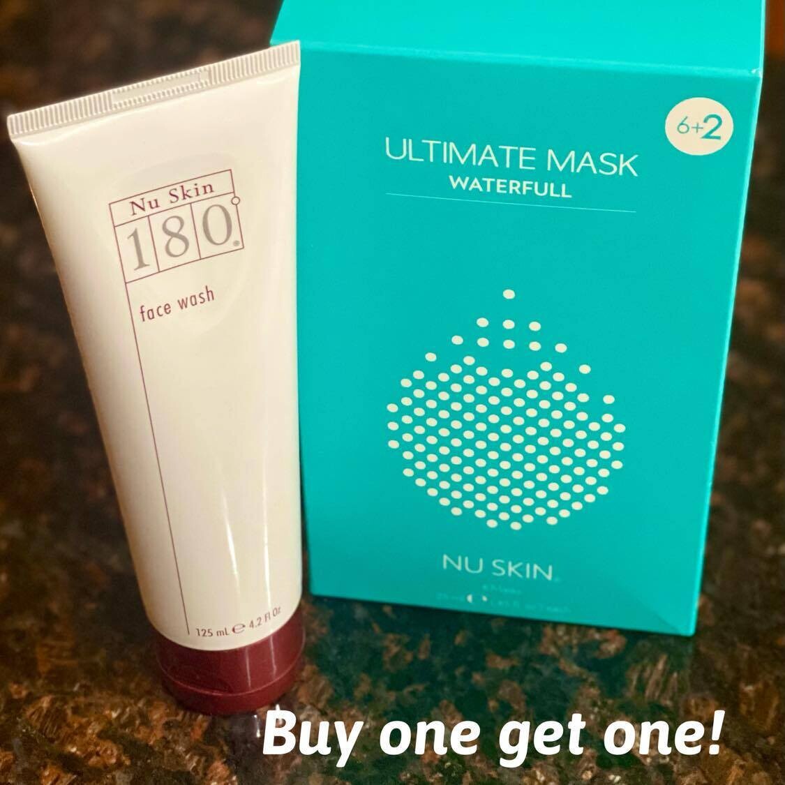Buy One Get One FREE! Favorite 180 Face Wash &amp; Waterfull Mask Set!
