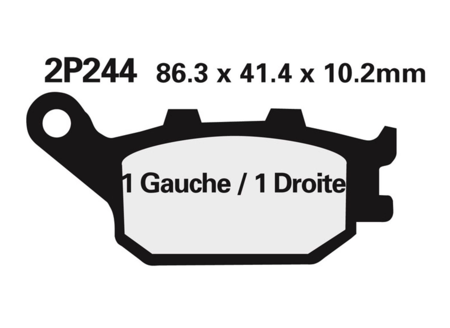 Plaquette de frein