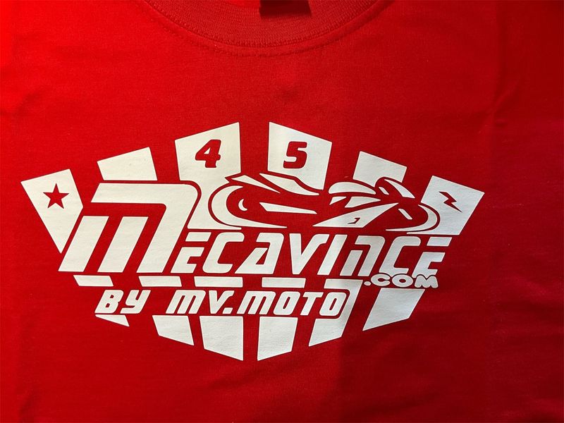 T-Shirt Mécavince L rouge