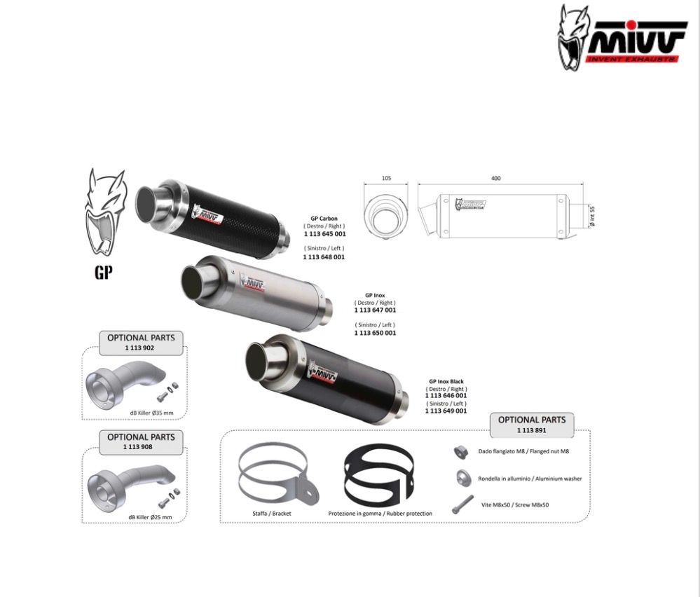 Silencieux universel