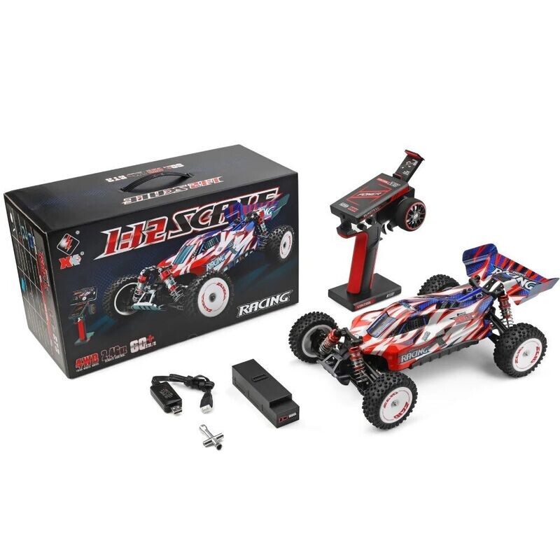 RC-Cars WLtoys 124008 3S - Brushless - 60 km/h - ferngesteuertes Auto