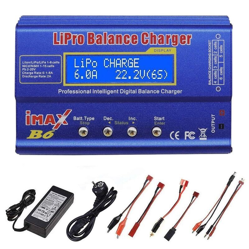 LIPO Ladegerät Imax B6 - Ladegerät passend ab S3 - S6 Lipos
