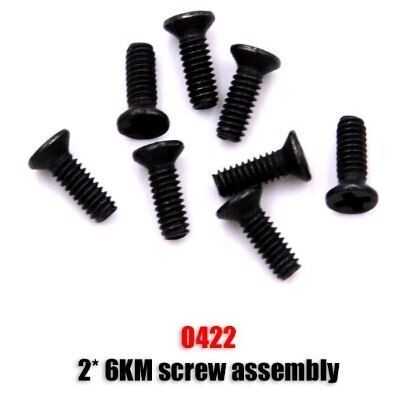 WLtoys 0422 - Schraubensatz 2 x 6 mm