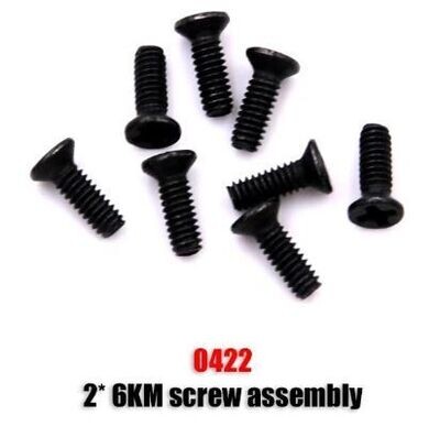 WLtoys 0422 - Schraubensatz 2 x 6 mm