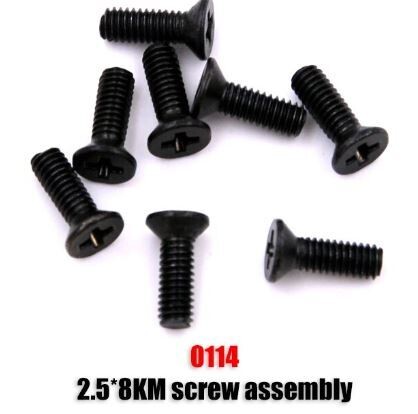 WLtoys 0114 - Schraubensatz 2.5 x 8 mm