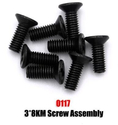 WLtoys 0117 - Schraubensatz 3 x 8 mm