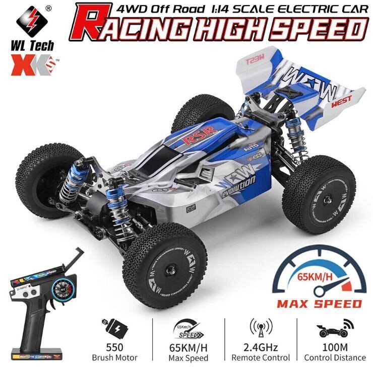 RC-Cars WLtoys 144011 Brushed - 65km/h - ferngesteuertes Auto