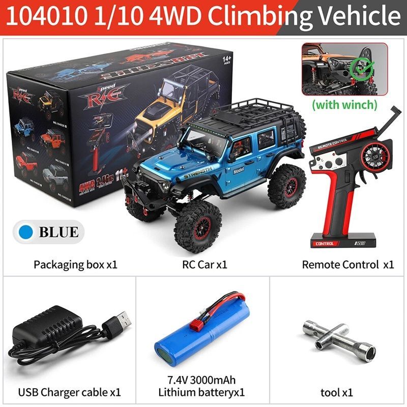 RC-Cars WLtoys 104010 OFF-Road - ferngesteuertes Auto, Einstellbare Ausführung RC-Cars WLtoys 104010 OFF-Road - ferngesteuertes Auto, Einstellbare Ausführung