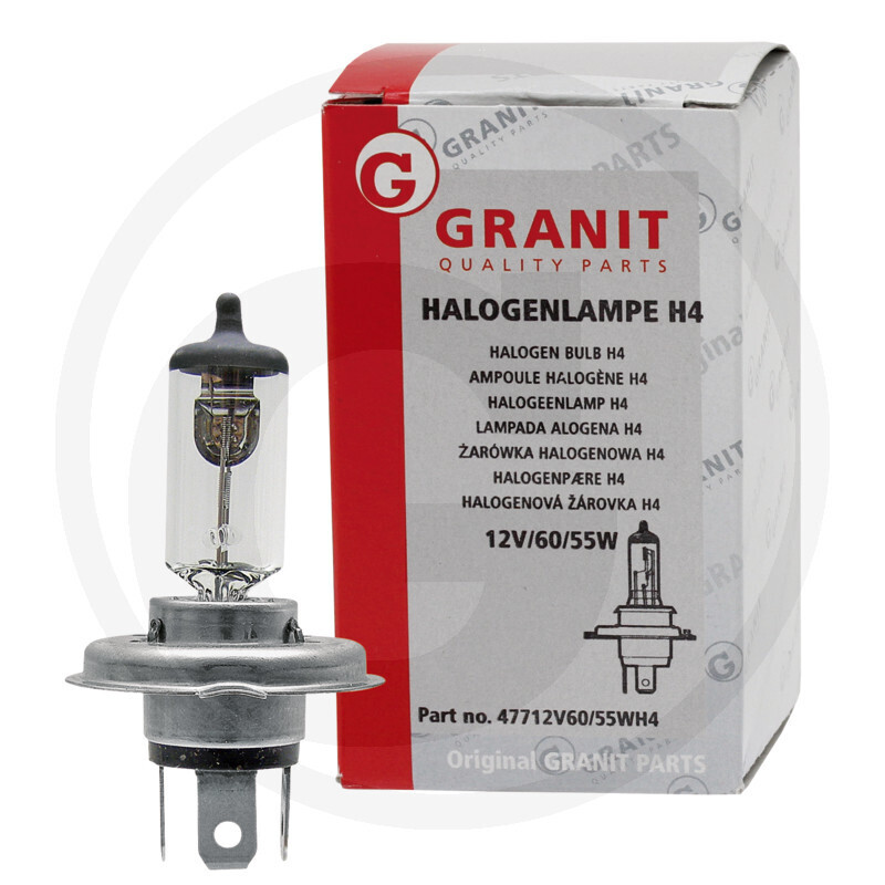 GRANIT Halogenlampe H4 12V / 60/55W