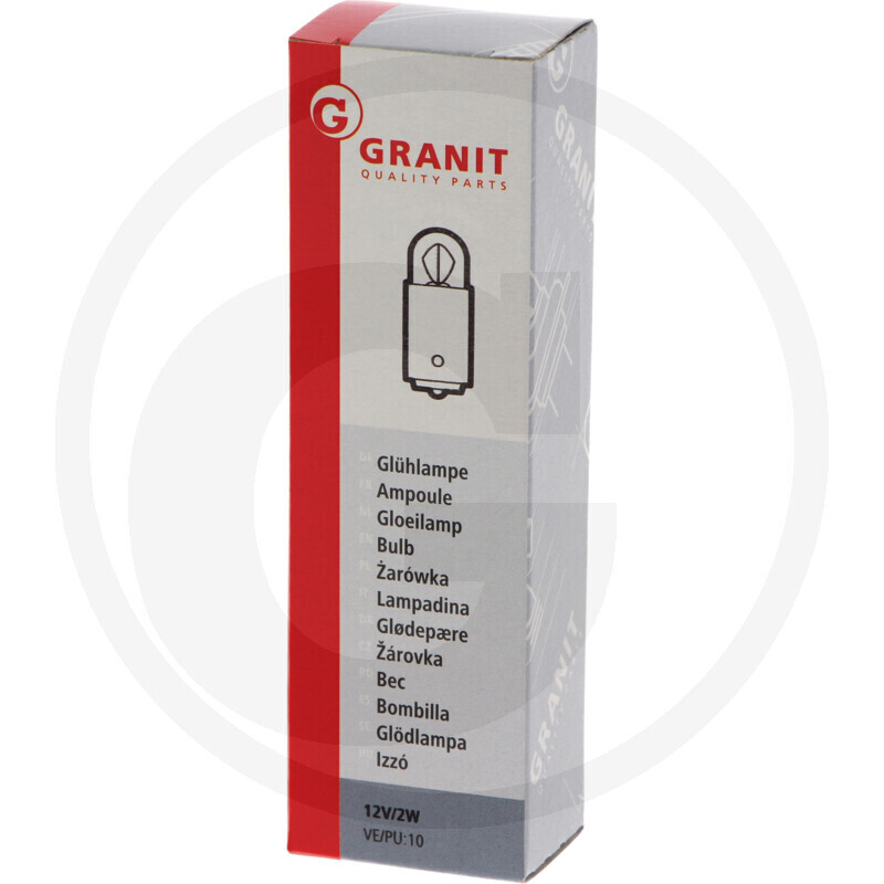 GRANIT Kugellampe T2W 12V / 2W