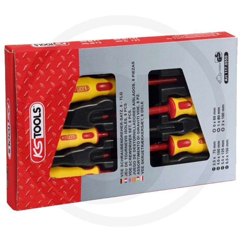 KS Tools ERGOTORQUE® VDE Schraubendreher-Satz