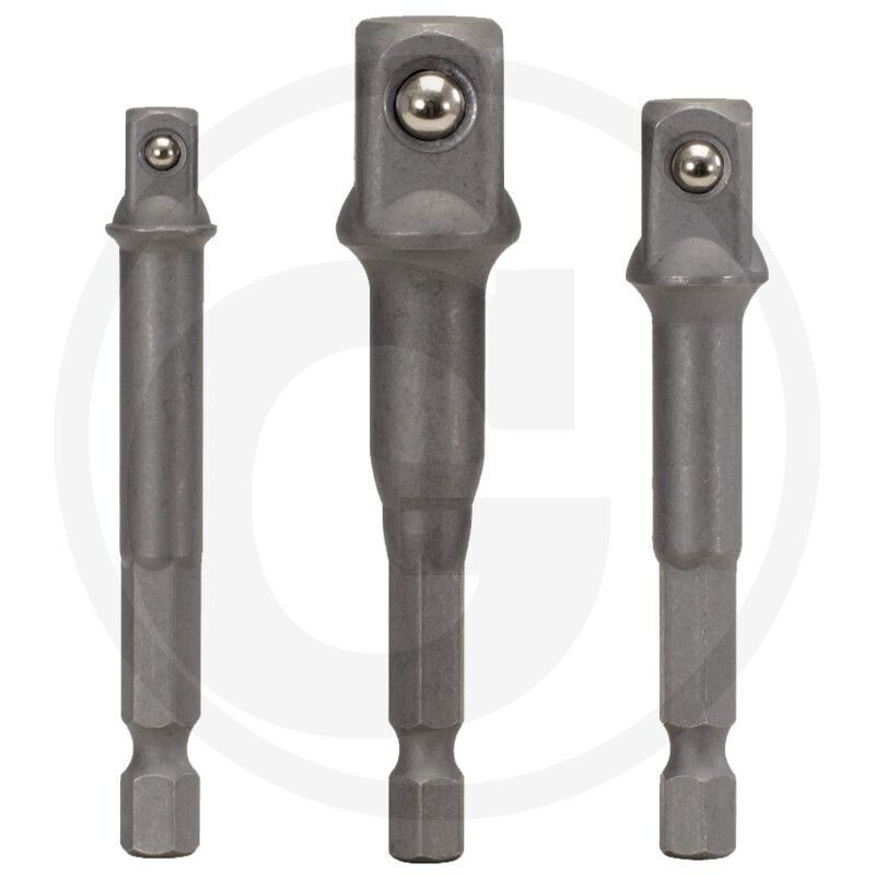 KS Tools 1/4" Vierkant-Adapter-Satz, 3-tlg.