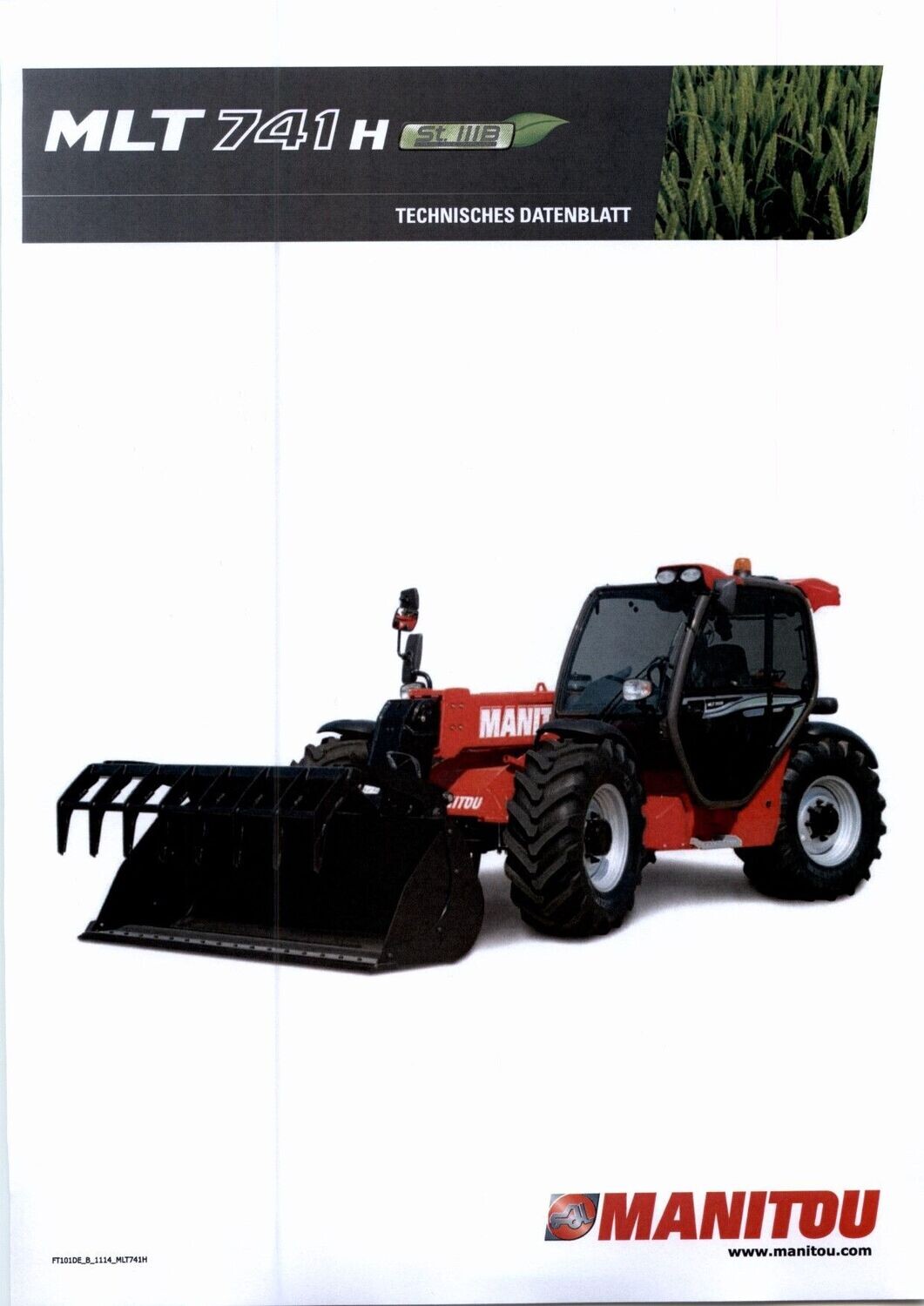 Sicherheitspatrone  Trockenluftfilter  für Manitou MLT 741-120 LSU  H