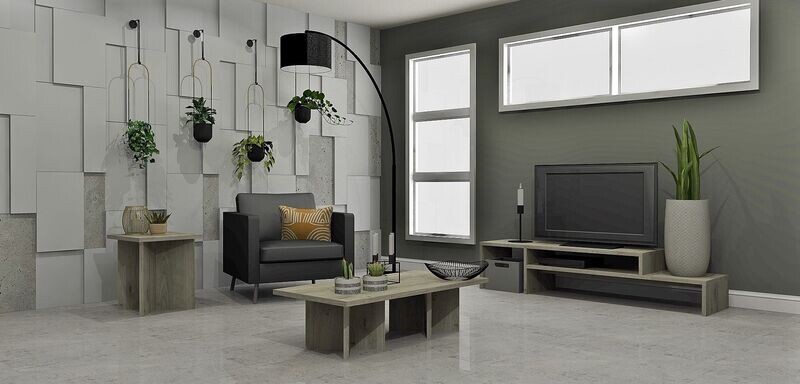 3748 Mélamine grisaille