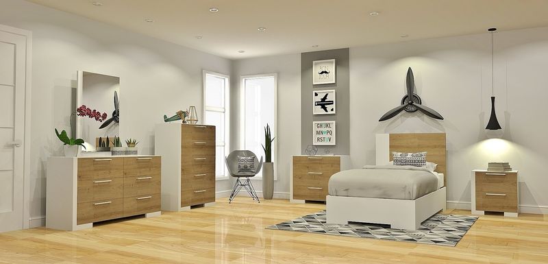 6492 Mélamine Blanc et Sésame