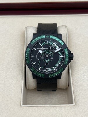 Ulysse Nardin Perpetual Calendar Green sapphire Skeleton limited to 28 pieces 333-92B8-3C/928