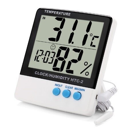 TERMOHIGROMETRO HTC-2 CON CALIBRACION POR TRAZABILIDAD