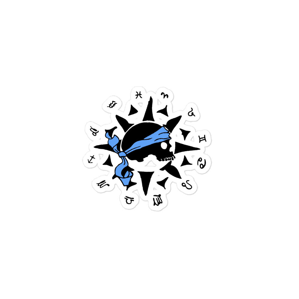 Stickers - Pirate (blue)