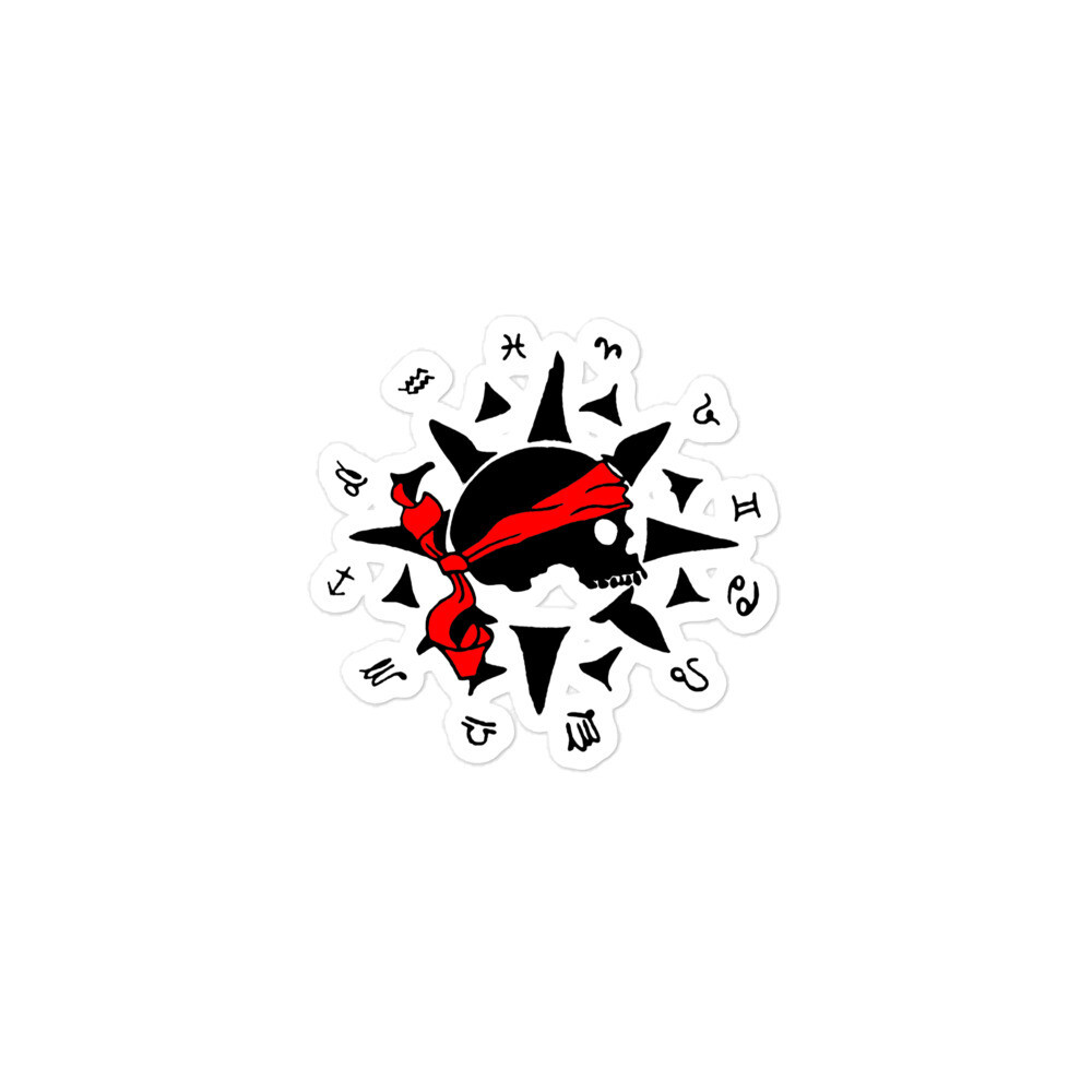 Stickers - Pirate (red)