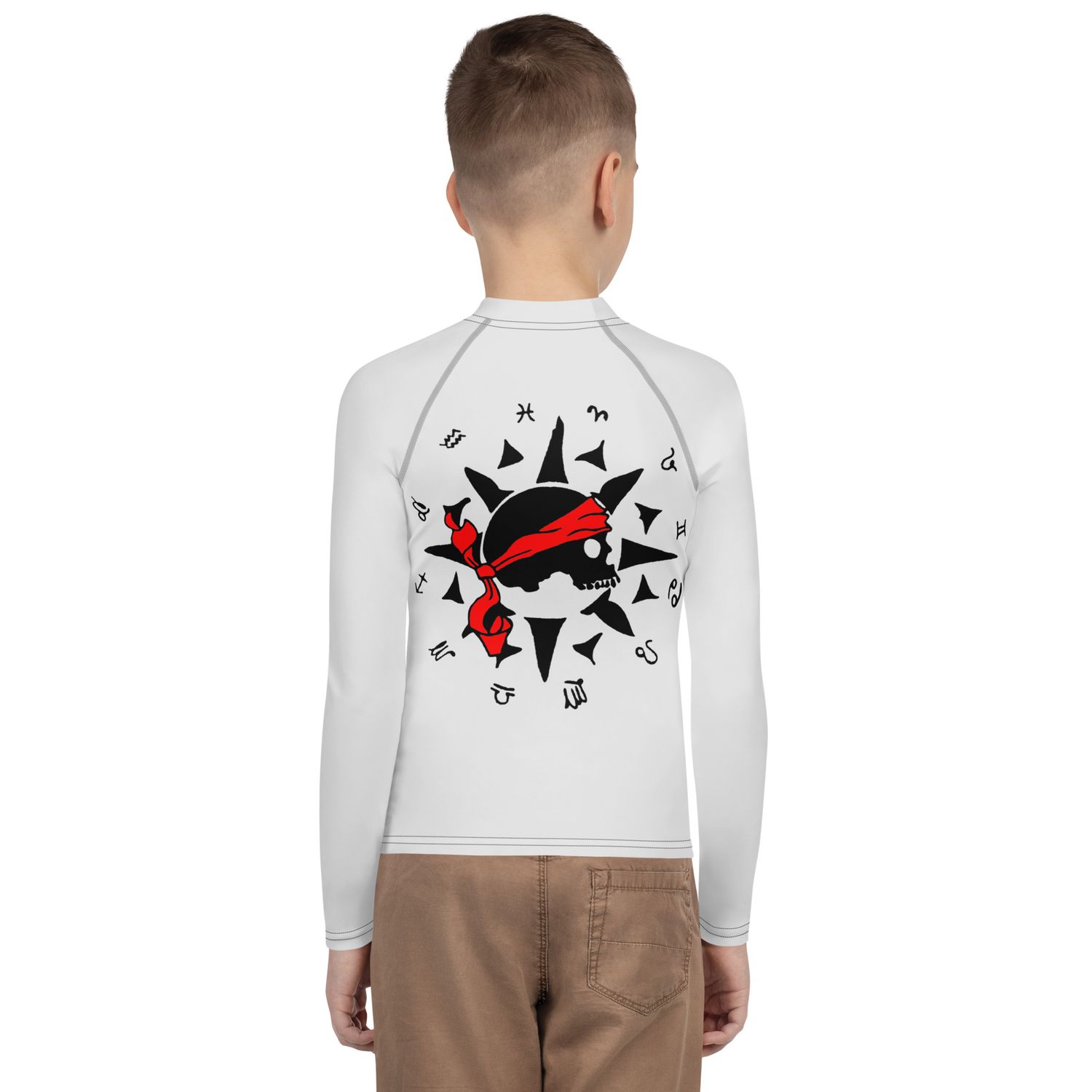 Youth Rash Guard White
