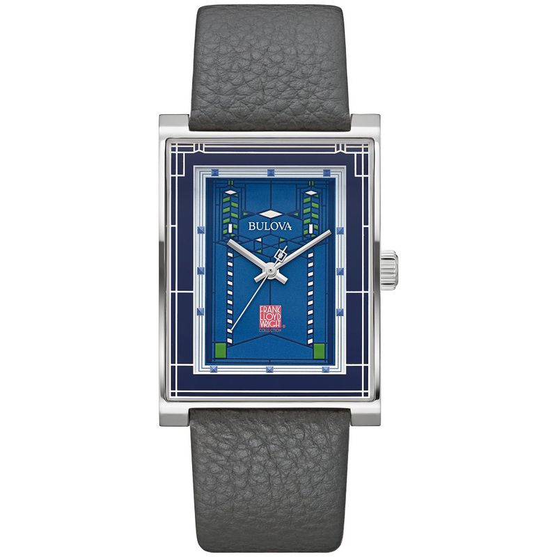 Bulova Robie House Frank Lloyd Wright Men's Watch 96A287