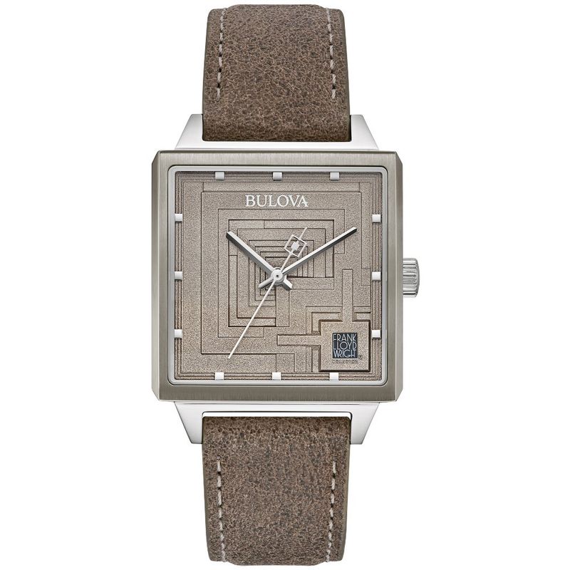 Bulova Ennis House Frank Lloyd Wright Men's Watch 96A314