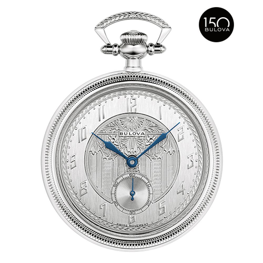 150th Anniversary Limited Edition Silver Tone Pocket Watch 96A325 150th Anniversary Limited Edition Silver Tone Pocket Watch 96A325