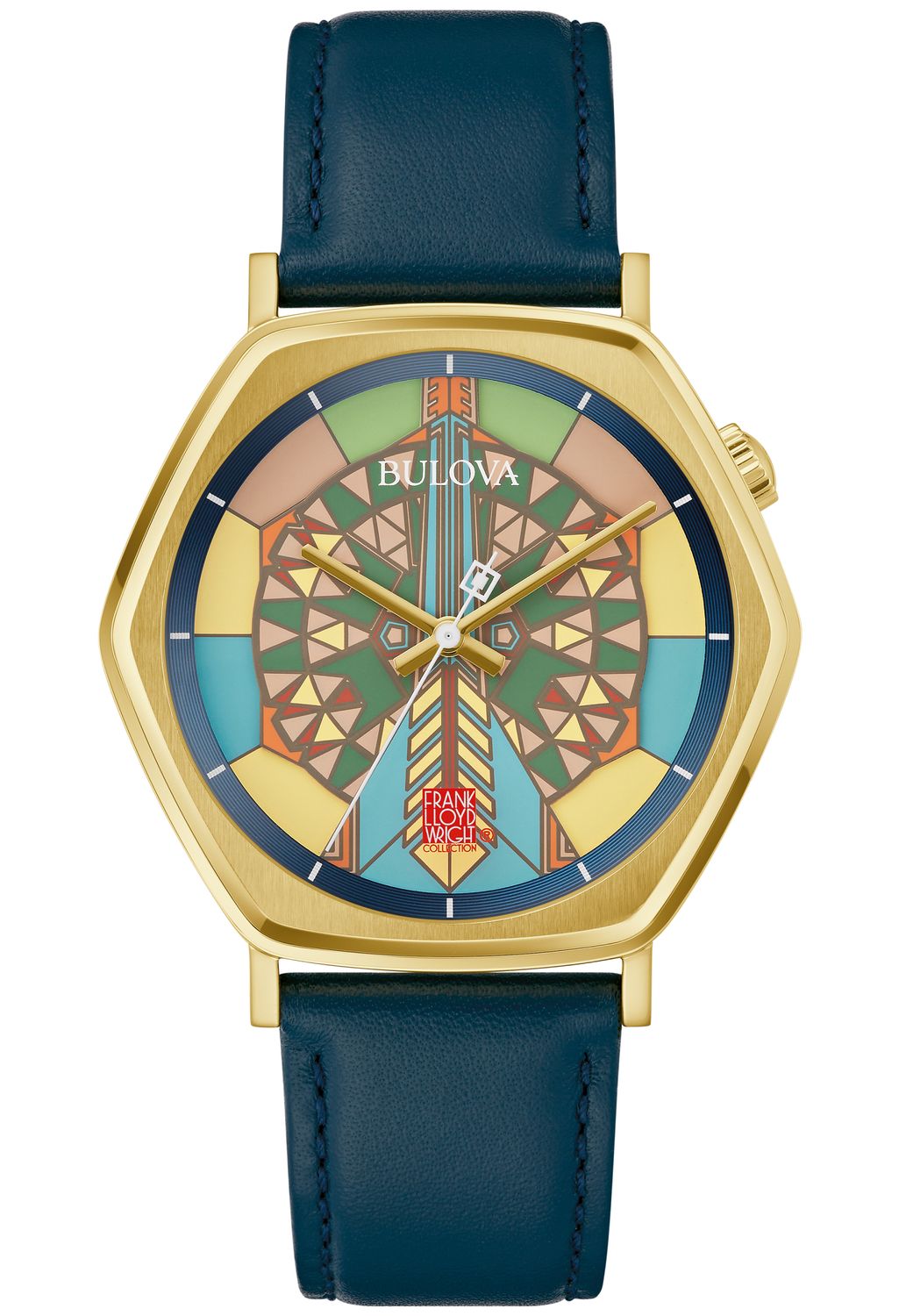 Bulova Limited Edition Frank Lloyd Wright Imperial Hotel Men's Watch 97A177 Bulova Limited Edition Frank Lloyd Wright Imperial Hotel Men's Watch 97A177