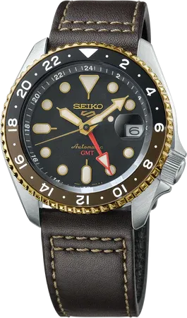 Seiko Presage Cocktail Time GMT “Skydiving” – Light Blue Dial, 40.5mm, Automatic GMT – SSK037