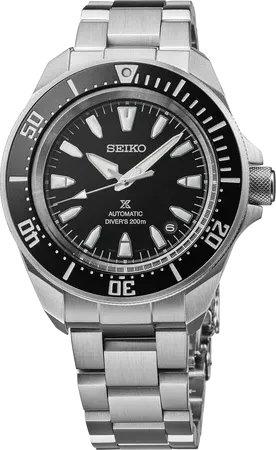 Seiko Prospex Automatic Diver – Black Dial, 41.7mm – SRPL13 Seiko SRPL13 Prospex Automatic Diver watch, black dial with a black unidirectional bezel